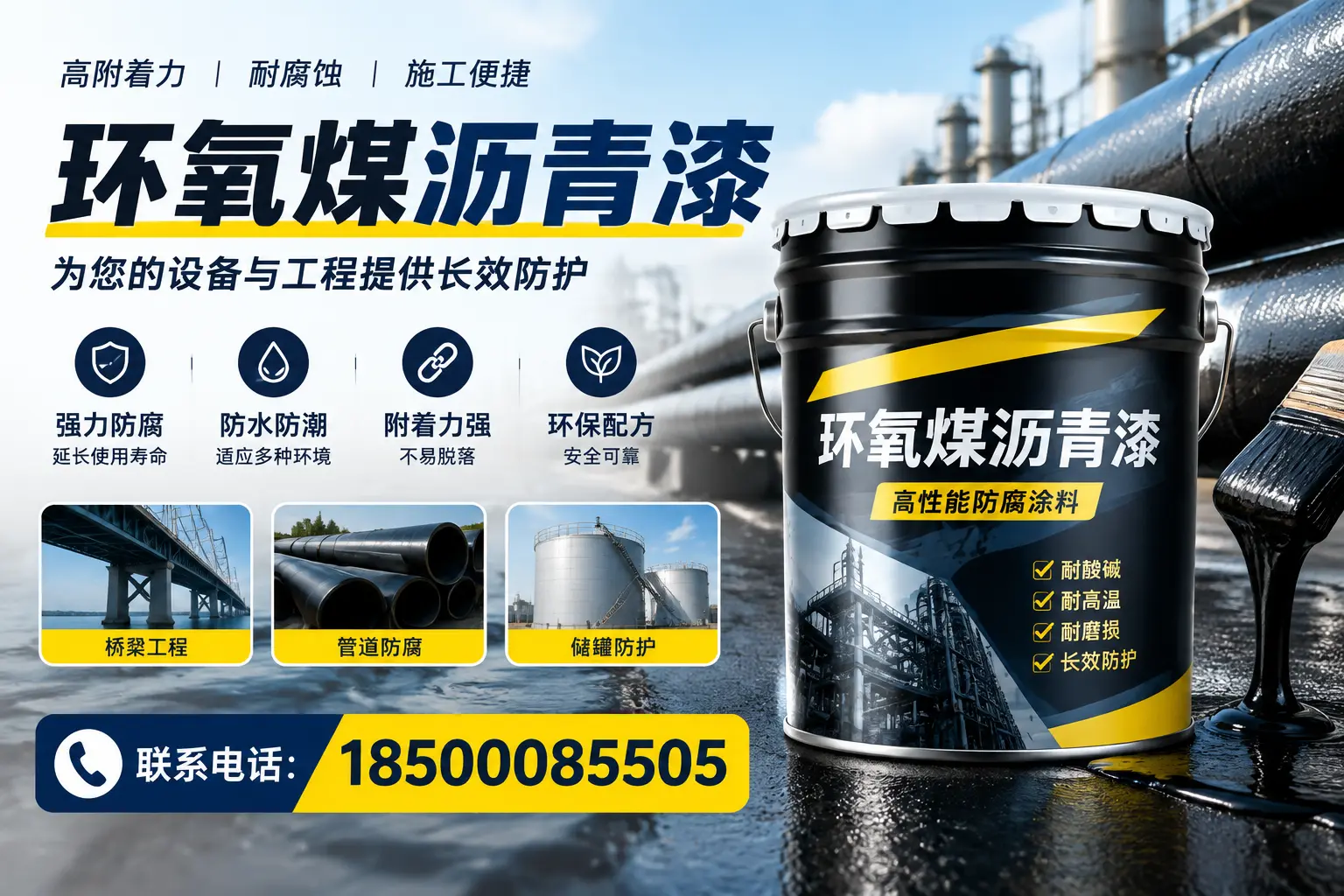 环氧煤沥青漆与其他涂料的对比分析，助力焦作企业决策